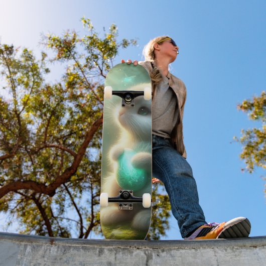 Magisch Bos Konijn Ei Persoonlijk Skateboard (Buiten 1)