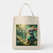Magisch Bos Konijn Ei Tote Bag (Achterkant)