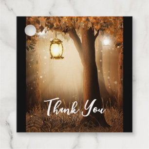 Magisch bos met Fairy Lights Bedankjes Labels