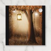 Magisch bos met Fairy Lights Bedankjes Labels (Achterkant)