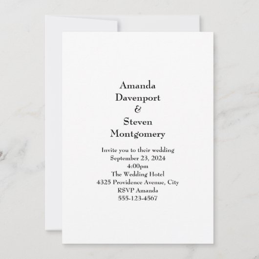 Magisch Bos met Fairy Lights Bruiloft Kaart (Achterkant)