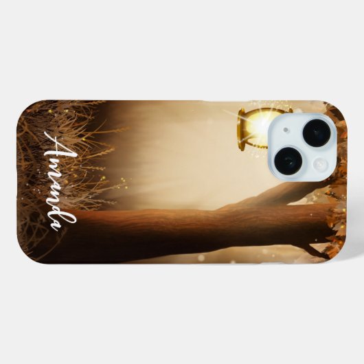 Magisch bos met Fairy Lights Case-Mate iPhone Case (Achterkant (horizontaal))