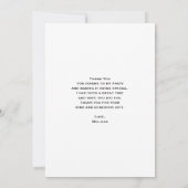 Magisch bos met Fairy Lights Dank u kaart (Achterkant)