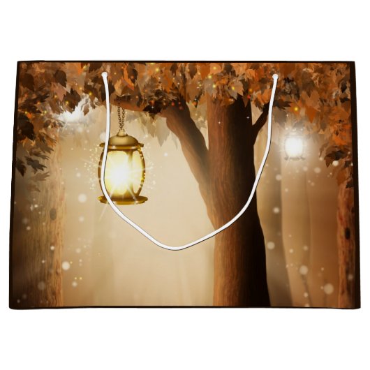 Magisch bos met Fairy Lights Groot Cadeauzakje (Voorkant)