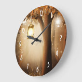 Magisch bos met Fairy Lights Grote Klok (Hoek)