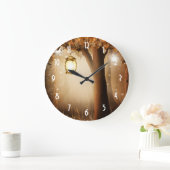 Magisch bos met Fairy Lights Grote Klok (Huis)