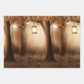 Magisch bos met Fairy Lights Inpakpapier Vel (Voorkant 2)