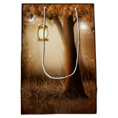 Magisch bos met Fairy Lights Medium Cadeauzakje (Achterkant)
