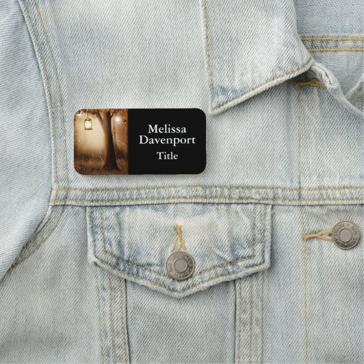 Magisch bos met Fairy Lights Naamplaatje (In situ)