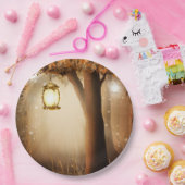 Magisch bos met Fairy Lights Papieren Bordje (Feest)