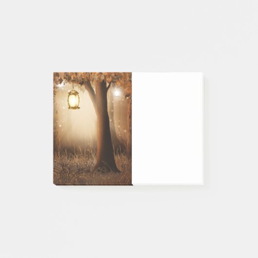 Magisch bos met Fairy Lights Post-it® Notes (Voorkant)