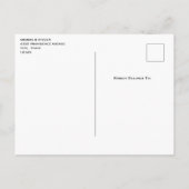 Magisch bos met Fairy Lights Save the Date Uitnodiging Briefkaart (Achterkant)