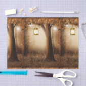 Magisch bos met Fairy Lights Tissuepapier (Craft)