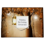 Magisch bos met Fairy Lights Verjaardag Groot Cadeauzakje (Voorkant)