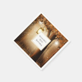 Magisch bos met Fairy Lights Verjaardag Servet (Hoek)