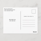 Magisch bos met Fairy Lights Verjaardag uitnodigen Briefkaart (Achterkant)