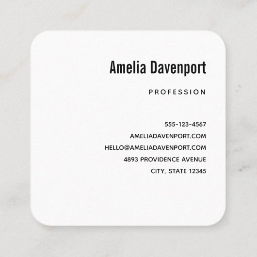 Magisch bos met Fairy Lights Vierkante Visitekaartje (Achterkant)