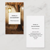 Magisch bos met Fairy Lights Visitekaartje (Voorkant / Achterkant)