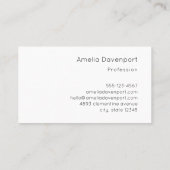 Magisch bos met Fairy Lights Visitekaartje (Achterkant)