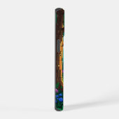 Magisch Bos Pixel Art Gepersonaliseerde Naam  iPhone 15 Case (Rechterkant)