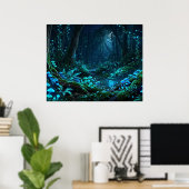 Magisch bos poster (Thuiskantoor)