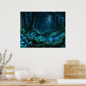Magisch bos poster (Keuken)