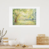Magisch bos poster (Keuken)