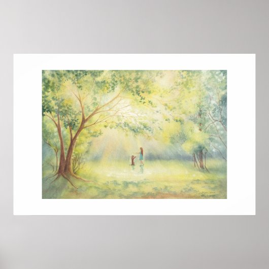 Magisch bos poster (Voorkant)