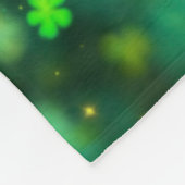 Magisch bos St Patrick dag natuur feeënkunst Fleece Deken (Hoek)