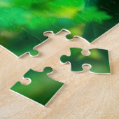 Magisch bos St Patrick dag natuur feeënkunst Legpuzzel (Zijkant)