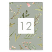 Magisch bos | Tabel Kaart (Achterkant)