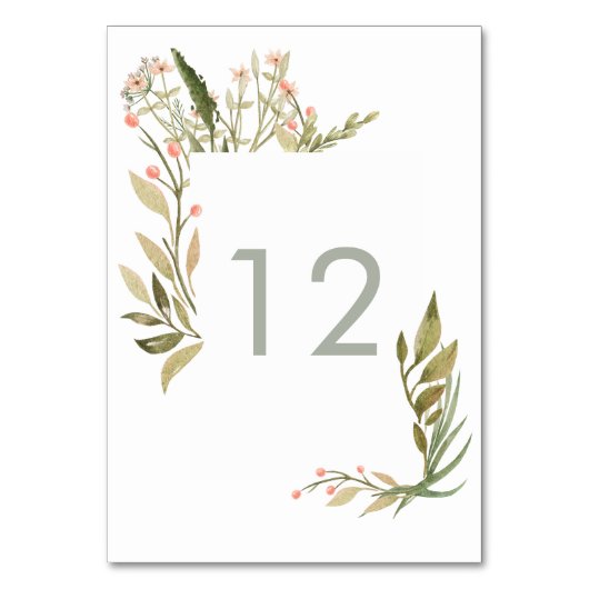 Magisch bos | Tabel Kaart (Achterkant)