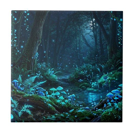 Magisch bos tegeltje (Voorkant)
