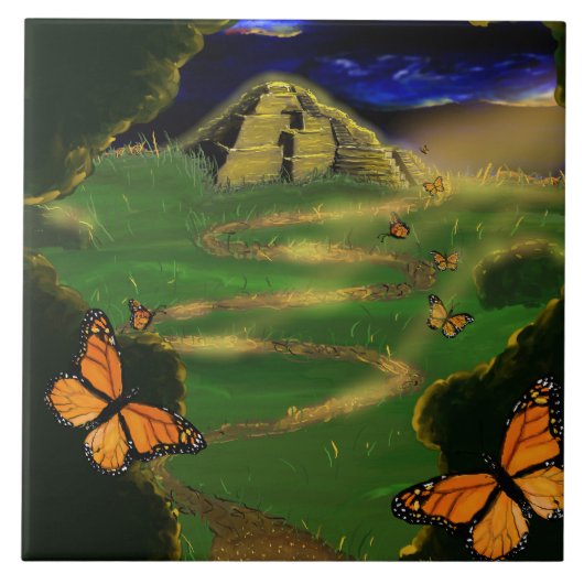 Magisch bos tegeltje (Voorkant)