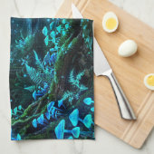 Magisch bos theedoek (Quarter Fold)