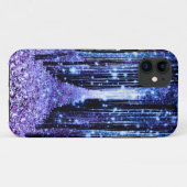 Magisch bospad paars blauw Case-Mate iPhone case (Achterkant (horizontaal))