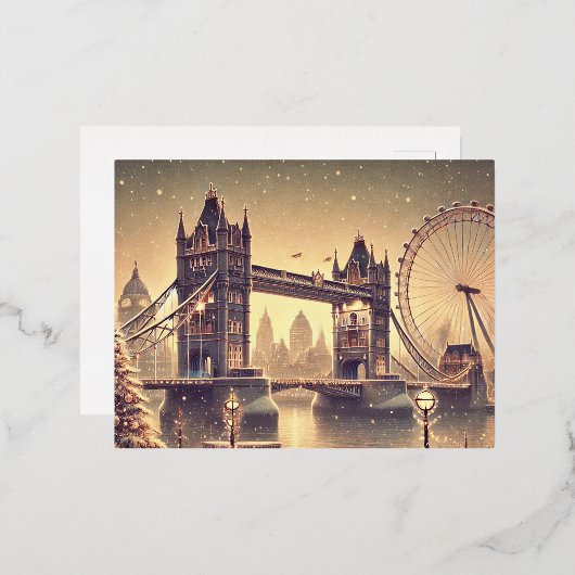 Magisch Briefkaart in Londen (Voorkant / Achterkant)