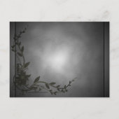 Magisch Briefkaart met zwarte kat (Achterkant)