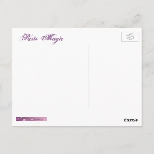 Magisch Briefkaart Parijs (Achterkant)