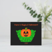 Magisch Briefkaart van halloween (Staand voorkant)