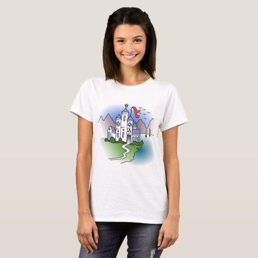Magisch Castle T-shirt (Voorkant volledig)