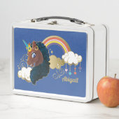 Magisch de Eenhoorn Regenboog & Wolken Ontwerp (In situ)