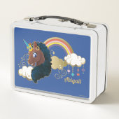 Magisch de Eenhoorn Regenboog & Wolken Ontwerp (Achterkant)