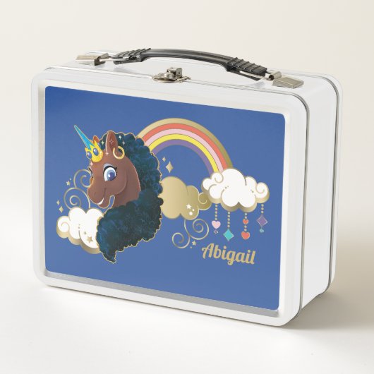 Magisch de Eenhoorn Regenboog & Wolken Ontwerp (Voorkant)