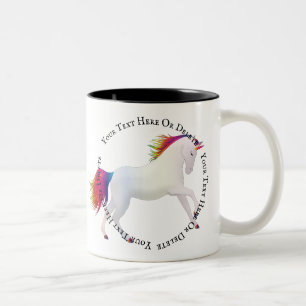Magisch de Gepersonaliseerde sjabloon van de Tweekleurige Koffiemok