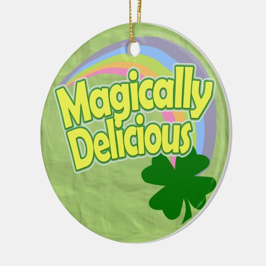 Magisch Delicious Keramisch Ornament (Links)