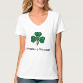 Magisch Delicious! Shamrock St. Patrick's Day T T-shirt (Voorkant)