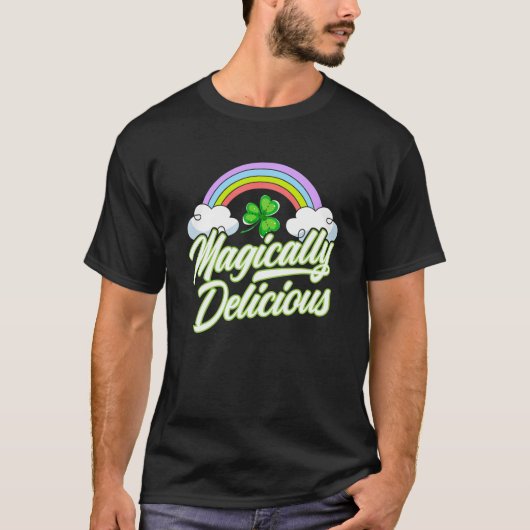 Magisch Delicious Shenanigan Saint Patrick's Day T-shirt (Voorkant)