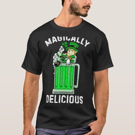 Magisch Delicious Shirt St. Patricks Day Drink (Voorkant)