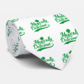 Magisch Delicious St. Patrick's Day Stropdas (Opgerold)